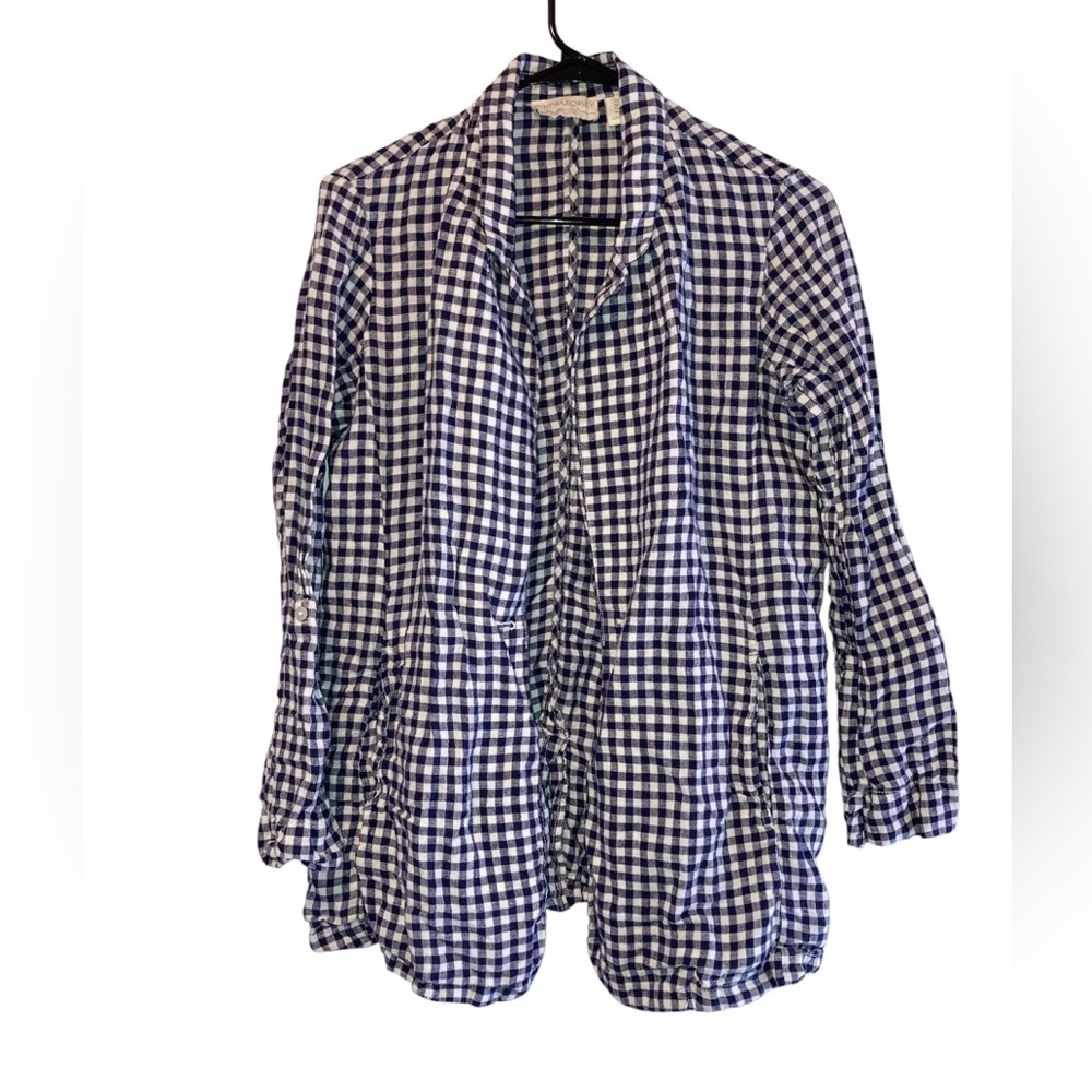 Cynthia Rowley 100% linen medium blazer